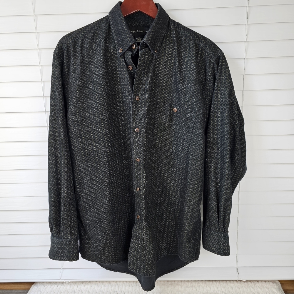 CROFT & BARROW Button Down Shirt  Lightweight Corduroy